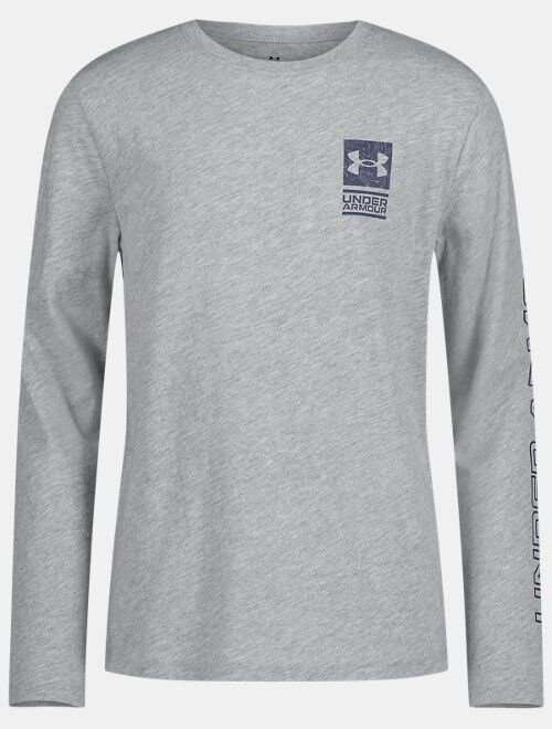 Under Armour Boys' UA Topo Logo Long Sleeve