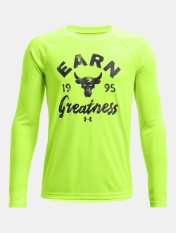 Boys' Project Rock Earn Greatness Long Sleeve