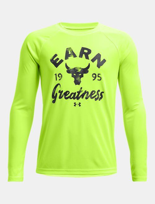 Under Armour Boys' Project Rock Earn Greatness Long Sleeve