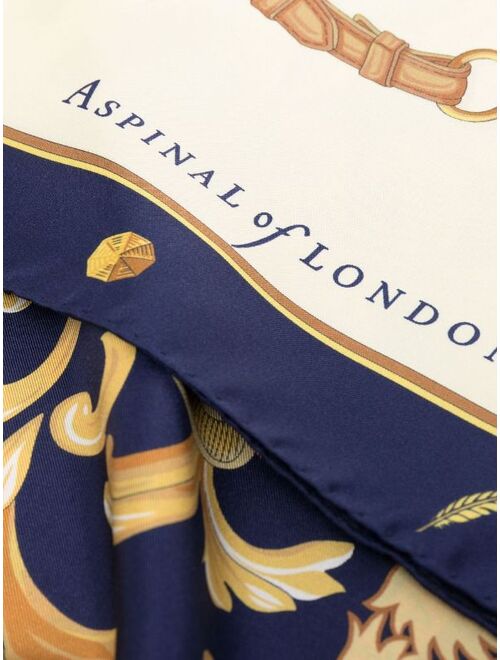 Aspinal Of London Aspinal Signature silk scarf