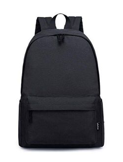 Abshoo Lightweight Casual Unisex Backpack for School Solid Color Boobags