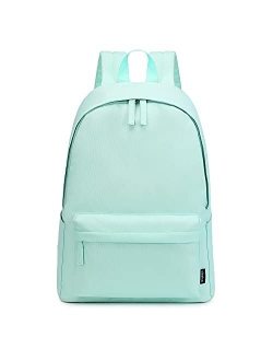 Abshoo Lightweight Casual Unisex Backpack for School Solid Color Boobags