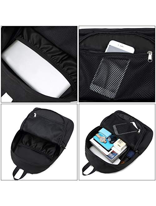 Abshoo Lightweight Casual Unisex Backpack for School Solid Color Boobags