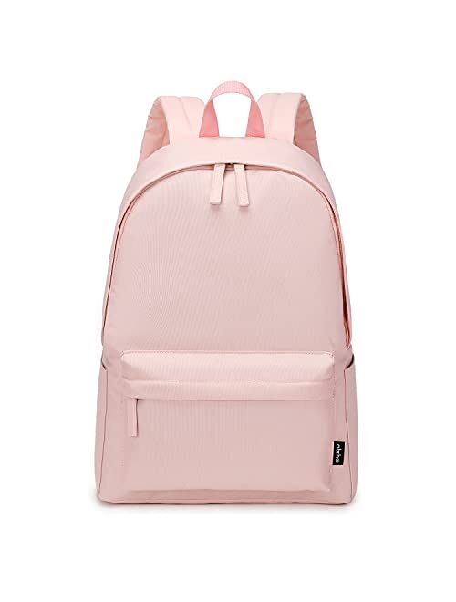 Abshoo Lightweight Casual Unisex Backpack for School Solid Color Boobags