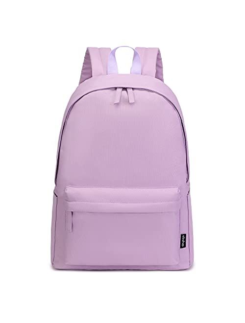 Abshoo Lightweight Casual Unisex Backpack for School Solid Color Boobags