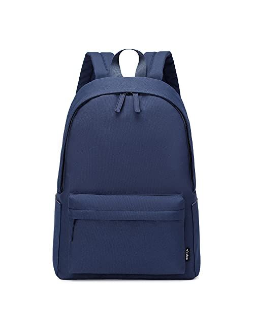 Abshoo Lightweight Casual Unisex Backpack for School Solid Color Boobags