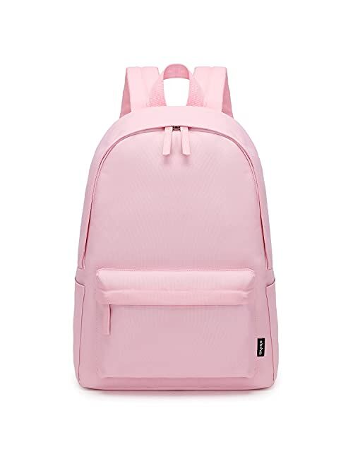 Abshoo Lightweight Casual Unisex Backpack for School Solid Color Boobags