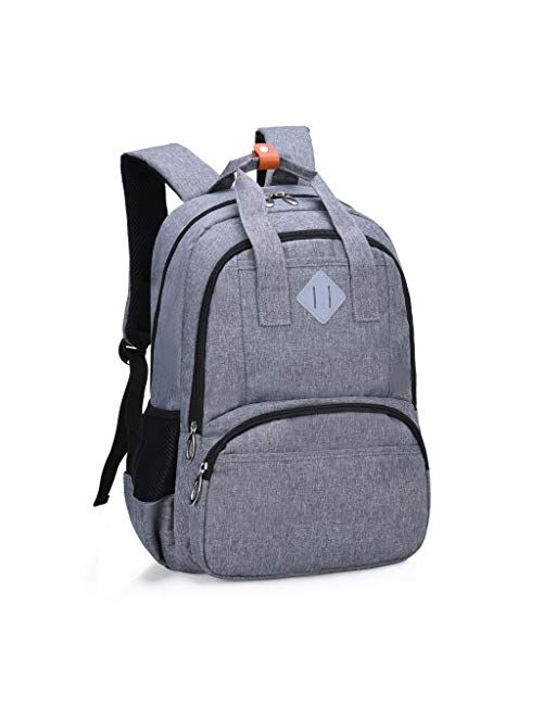 HOPYOCK Kids Backpacks for Boys,Multi-Pocket Primary and Middle School Bookbags for Boys with Reflective Design