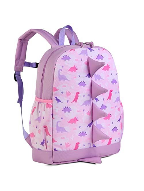 Dinosaur Toddler Backpack,VASCHY Cute Little Boys Girls Kids Schoolbag Bookbag w Chest Strap