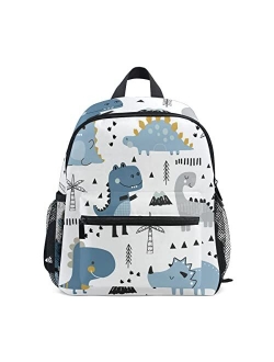 TropicalLife Kids Backpack for Boys Girls Toddler School Cute Dinosaur Children Travel Preschool Book Bag Kindergarten Backpack Daypack