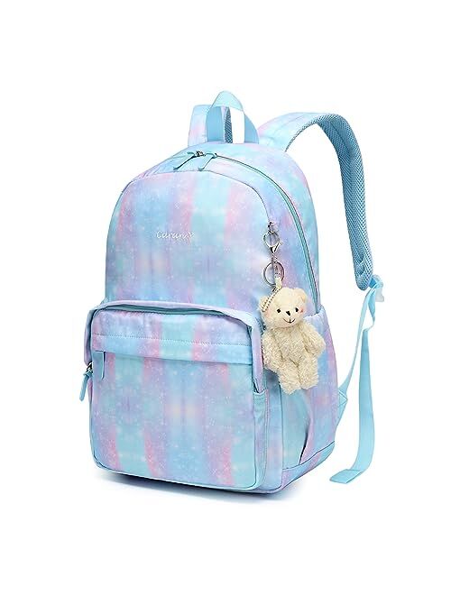 CaranY Kids Backpack Girls and Boys Classic School Backpack Light Weight Two Size Multi-pocket