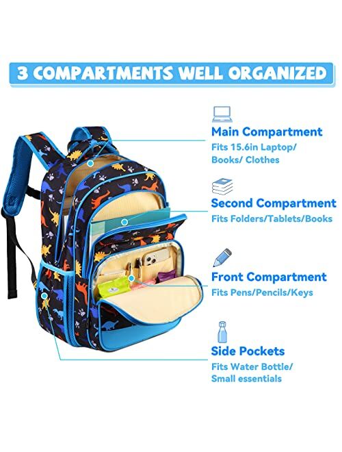 Kids backpacks,VASCHY 16in Water Resistant Boys Girls Backpack for Preschool/Primary/Elementary School Bookbag