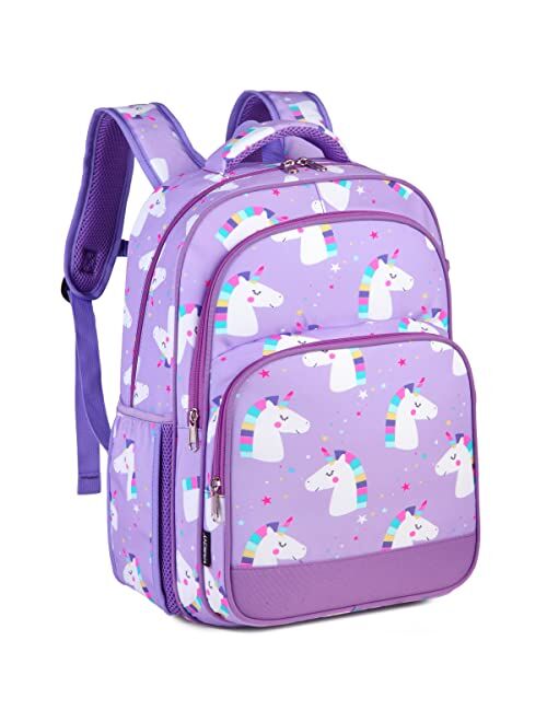 Kids backpacks,VASCHY 16in Water Resistant Boys Girls Backpack for Preschool/Primary/Elementary School Bookbag