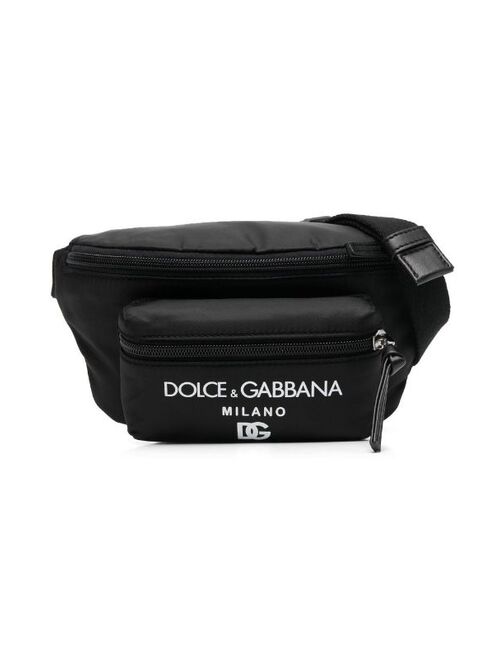 Dolce & Gabbana Kids logo print belt bag