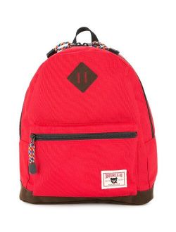 Miki House small logo-patch backpack