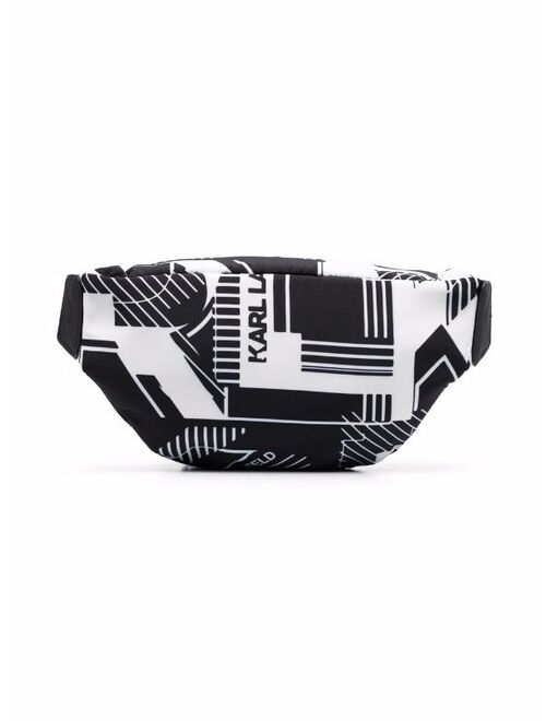 Karl Lagerfeld Kids logo-print belt bag