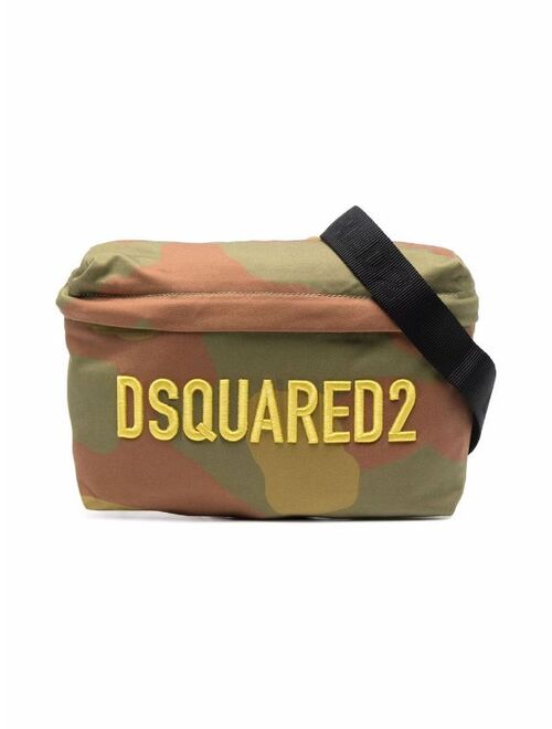 Dsquared2 Kids embroidered-logo shoulder bag