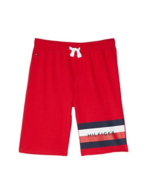 Tommy Hilfiger Kids Stripe Graphic Knit Shorts (Big Kids)