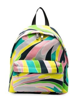 PUCCI Junior abstract-print pocket backpack