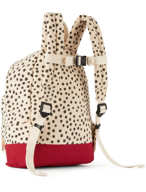 Jellymallow Kids Beige Small Polka Dot Backpack