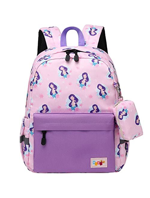 Mygreen Preschool Backpack, Little Kid Backpacks for Boys and Girls with Chest Strap