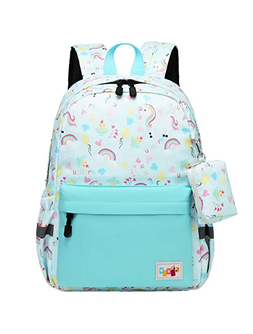 Mygreen Preschool Backpack, Little Kid Backpacks for Boys and Girls with Chest Strap