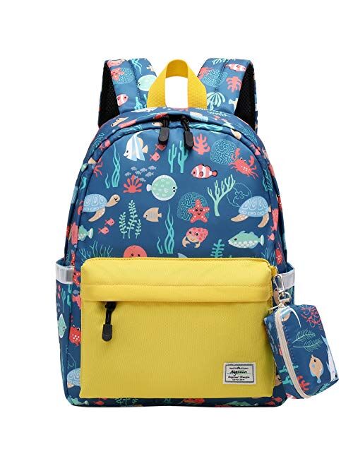 Mygreen Preschool Backpack, Little Kid Backpacks for Boys and Girls with Chest Strap