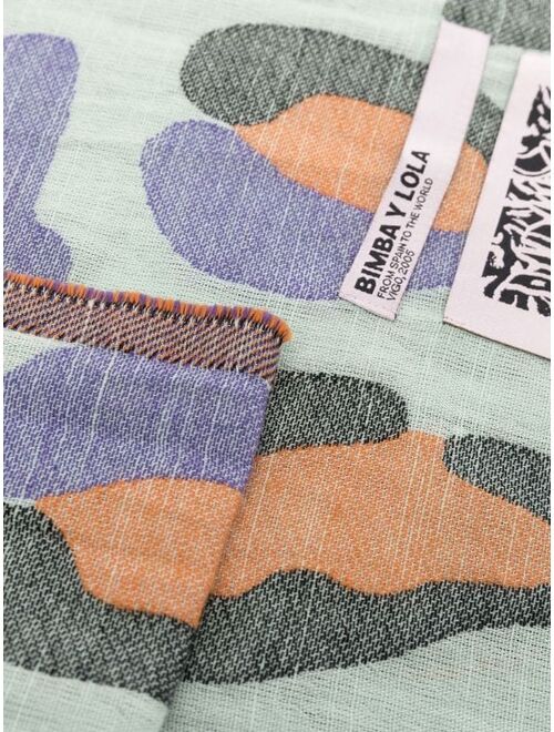 Bimba y Lola patterned cotton scarf