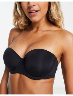 Dorina Michelle strapless bandeau bra in black