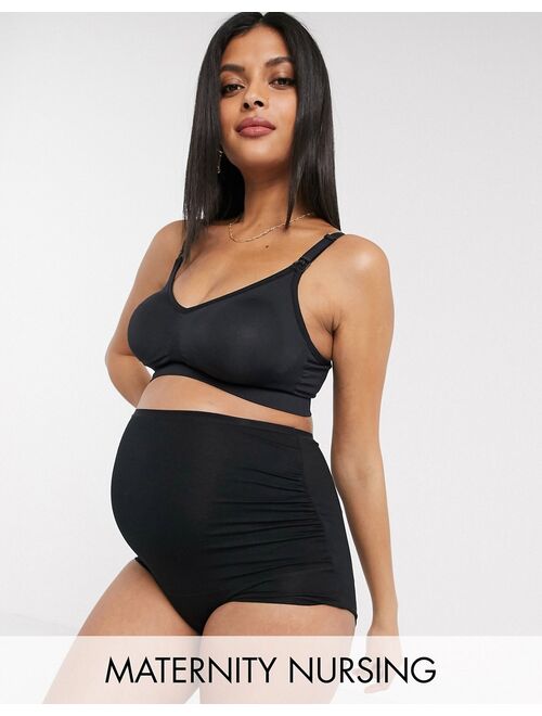 Bravado seamless nursing bra in black