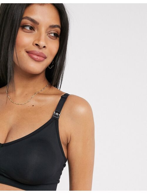 Bravado seamless nursing bra in black