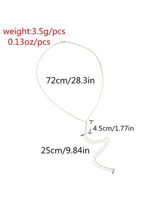 Edary Crystal Back Chain Sexy Beach Body Chain Harness Bikini Chain Fashion Body Jewelry Accessories for Women and Girls (Gold)