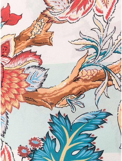 ETRO embroidered silk scarf