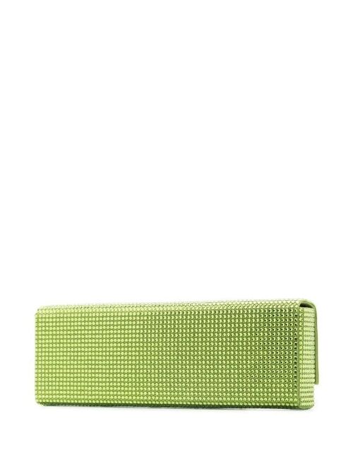 Amina Muaddi Paloma crystal-embellished clutch