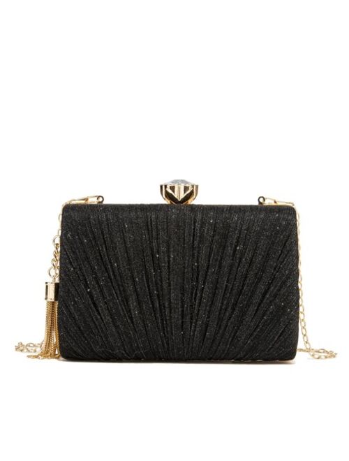 Shein Mini Velvet Chain Box Bag