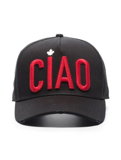 Dsquared2 Ciao logo-embroidered cap