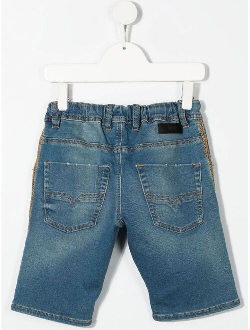 Diesel Kids straight-leg denim shorts