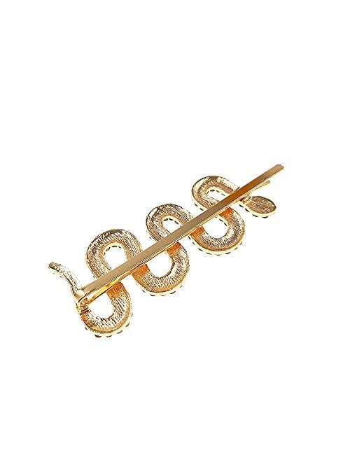 xiaojuzhi Women's Hair Clip Snake Hair Clip Slipper hair clip fringe hair clip