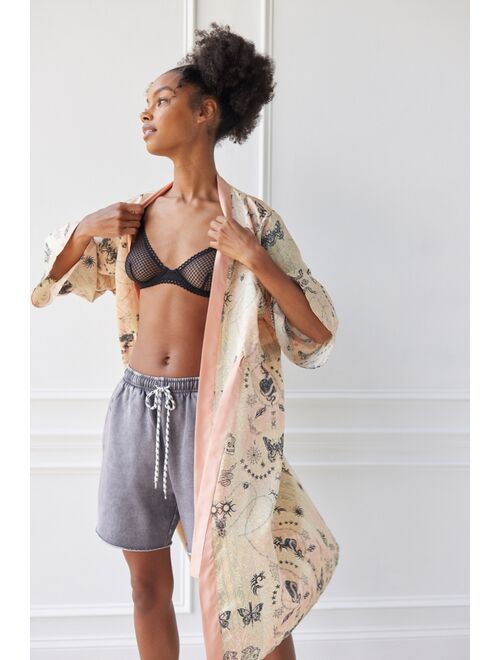 Urban Outfitters Nova Long Printed Robe