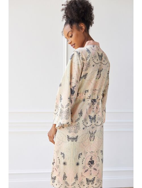 Urban Outfitters Nova Long Printed Robe