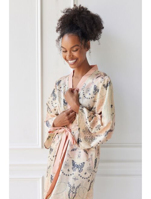 Urban Outfitters Nova Long Printed Robe