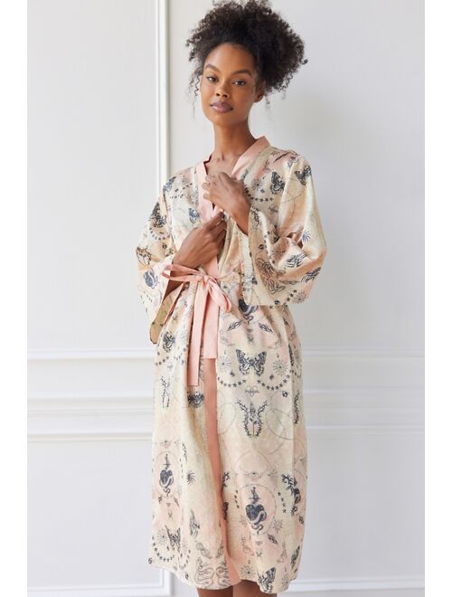 Urban Outfitters Nova Long Printed Robe