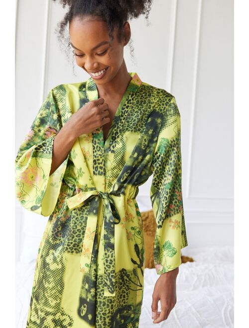 Urban Outfitters Nova Long Printed Robe