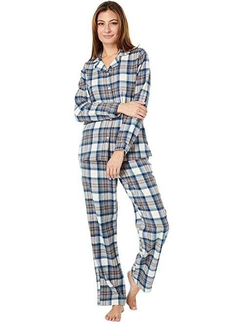 L.L.Bean Scotch Plaid Flannel Pajamas Plaid