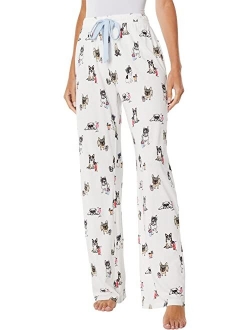 P.J. Salvage Playful Flamingo Print Pants