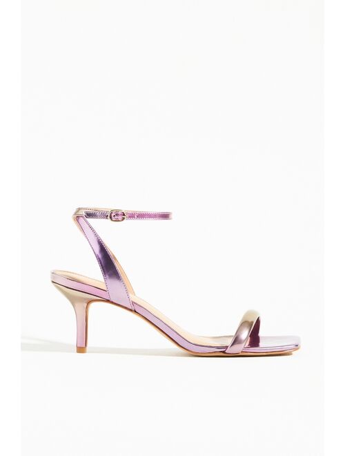 Maeve Square-Toe Ankle-Strap Heels