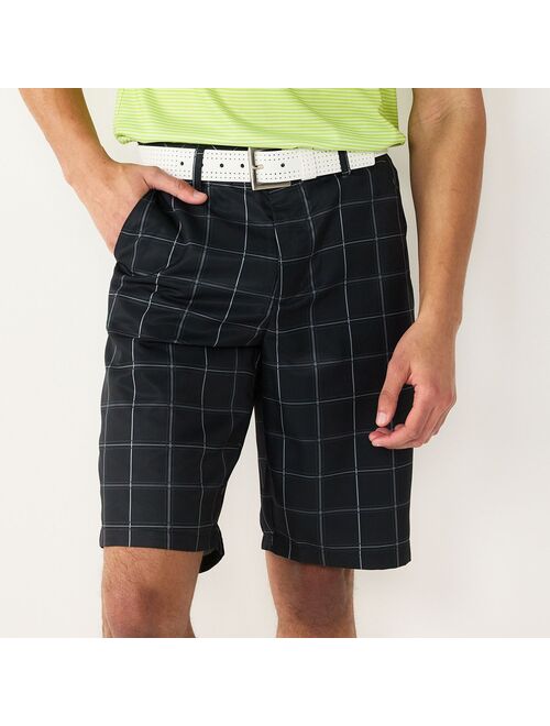 Men's Tek Gear Plaid Flat-Front Golf Shorts