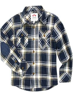 Kids Cozy Flannel with Elbow Patches (Toddler/Little Kids/Big Kids)