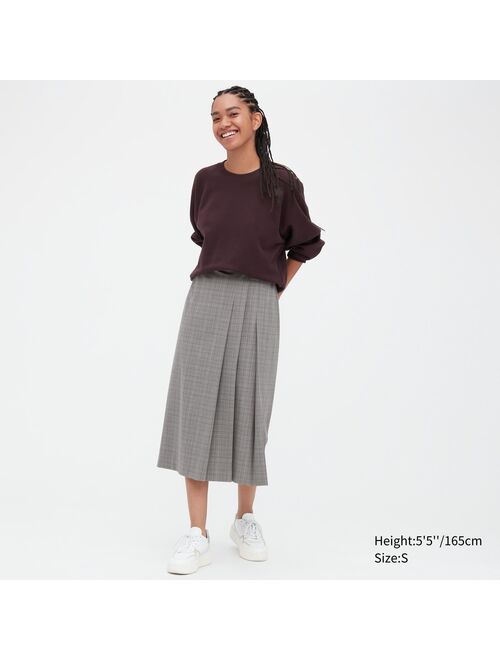 Uniqlo Side Pleated Narrow Skirt (Tall)