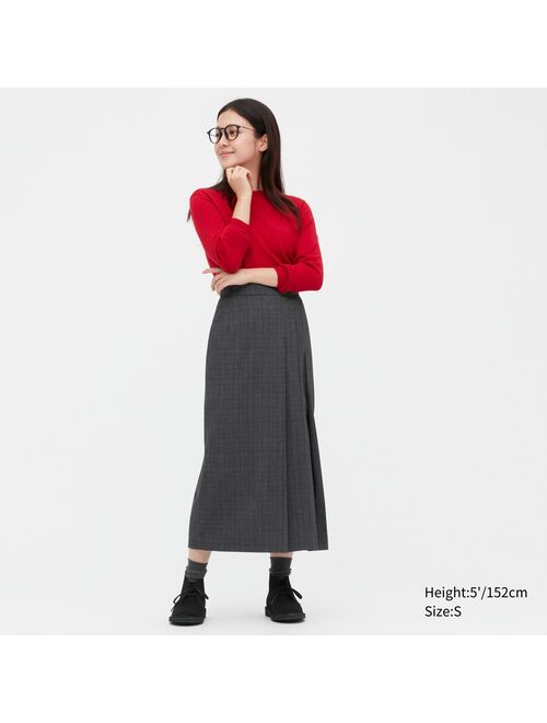 Uniqlo Side Pleated Narrow Skirt (Tall)